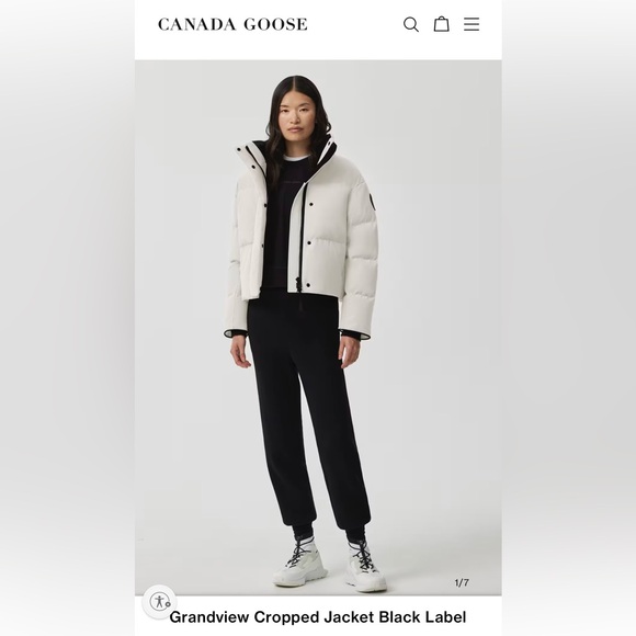 SOLD New w Tags Canada Goose Grandview Cropped Jacket - Picture 2 of 6